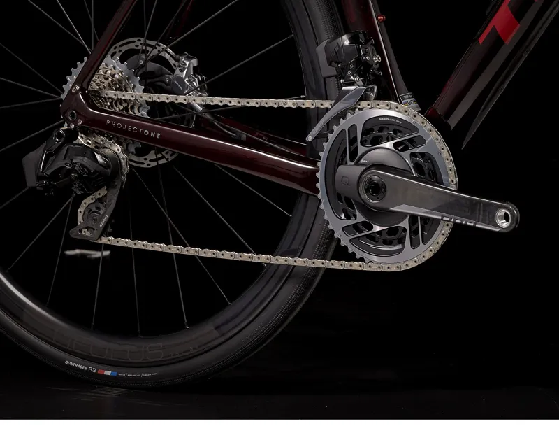 Trek Domane SLR 9 eTap Road Bike in Metallic Red Smoke Red Carbn Smoke-1